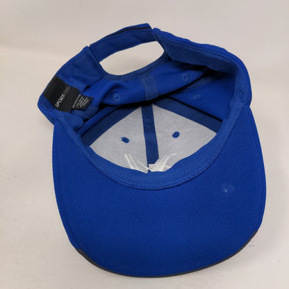 Letter M Strapback Hat Blue One Size Embroidered Member 2020 Sport-Tek
