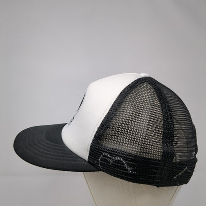 Idaho Freeride Snapback Trucker Hat Black One Size Mesh Back District