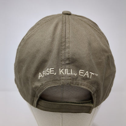 Duck Commander Strapback Hat Brown OSFA Embroidered Arise Kill Eat