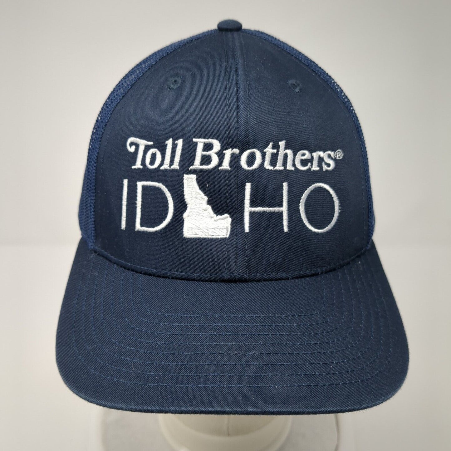 Toll Brothers Idaho Snapback Mesh Back Trucker Hat Blue One Size Richardson