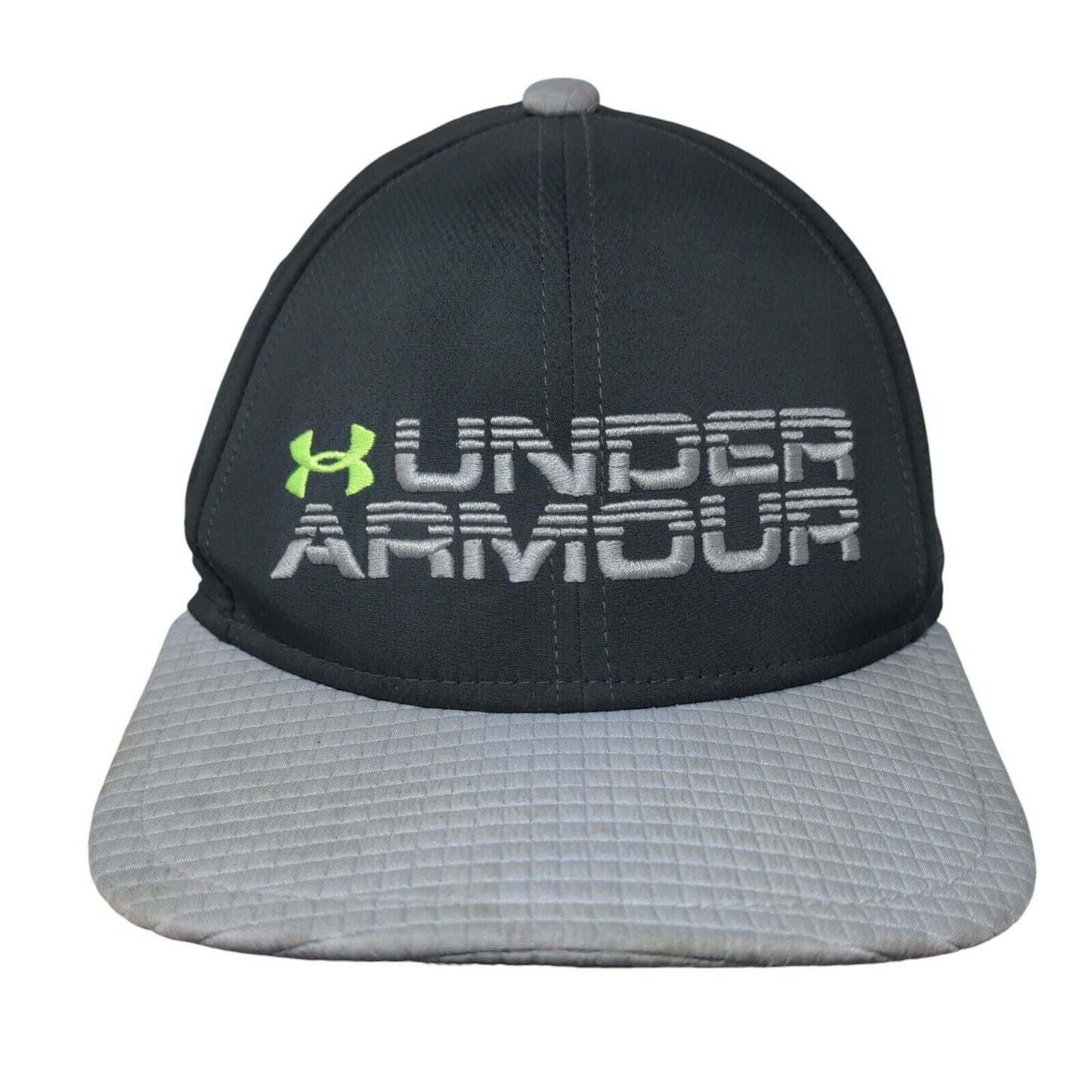 Under Armour Snapback Hat Black Gray OSFA Embroidered Logo Adjustable