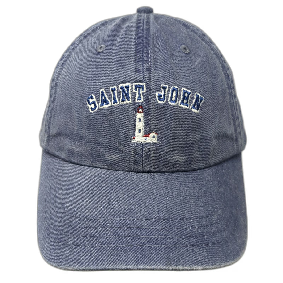 Tall Ships Trading Co Saint John Lighthouse Blue Baseball Cap One Size Hat