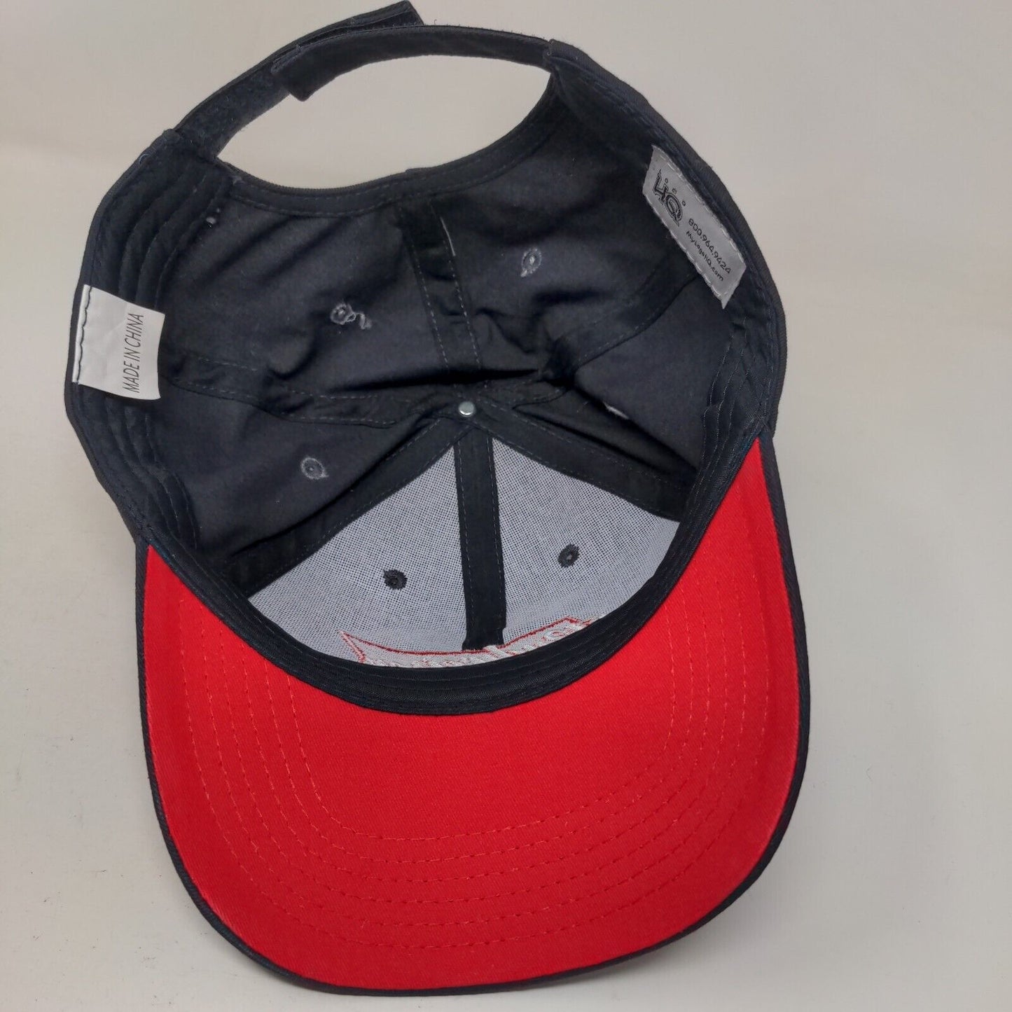 Budweiser Strapback Hat Blue One Size Embroidered Adjustable 6 Panel
