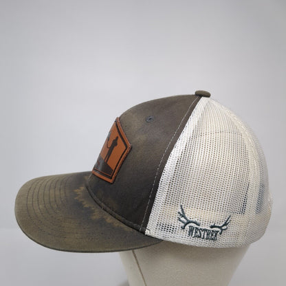 Westrek Patch Snapback Mesh Back Trucker Hat Black One Size Adjustable