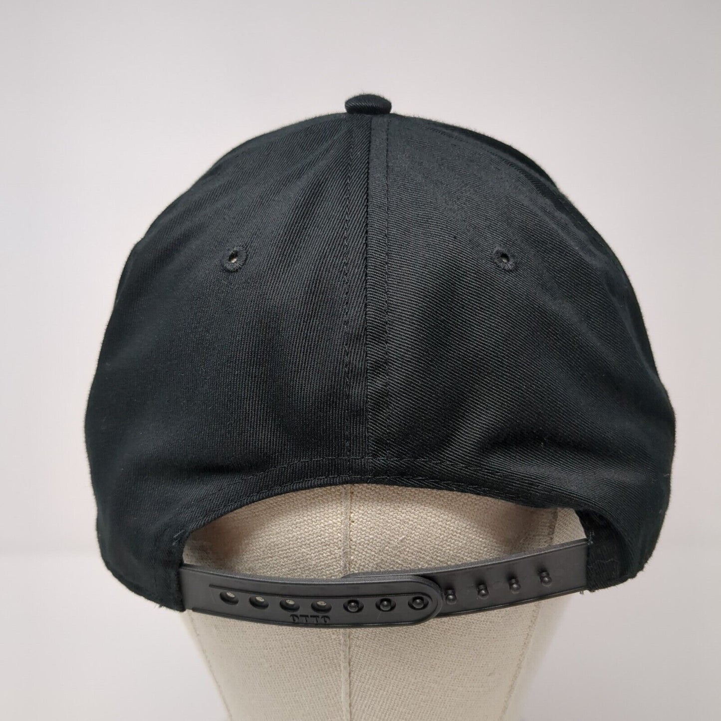 D'Arrigo California Snapback Hat Black One Size Solid Embroidered Otto