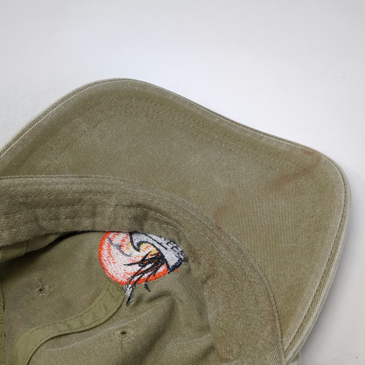 Ahead Baseball Cap Beige One Size Virginia Boy Scouts 2002 Bay Creek Leather Hat