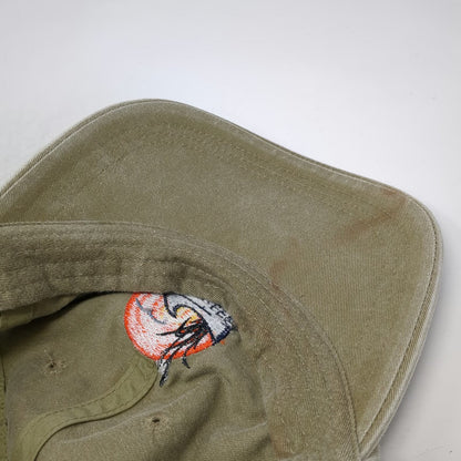 Ahead Baseball Cap Beige One Size Virginia Boy Scouts 2002 Bay Creek Leather Hat