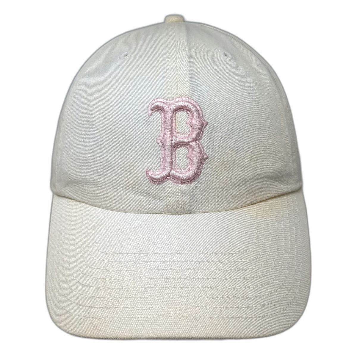 Boston Red Sox MLB Twins Enterprise White Baseball Cap One Size Pink Logo OS Hat
