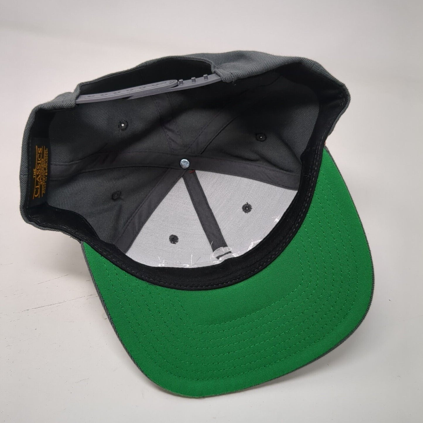 Largo Concrete Snapback Hat Gray OSFA Adjustable Embroidered Yupoong