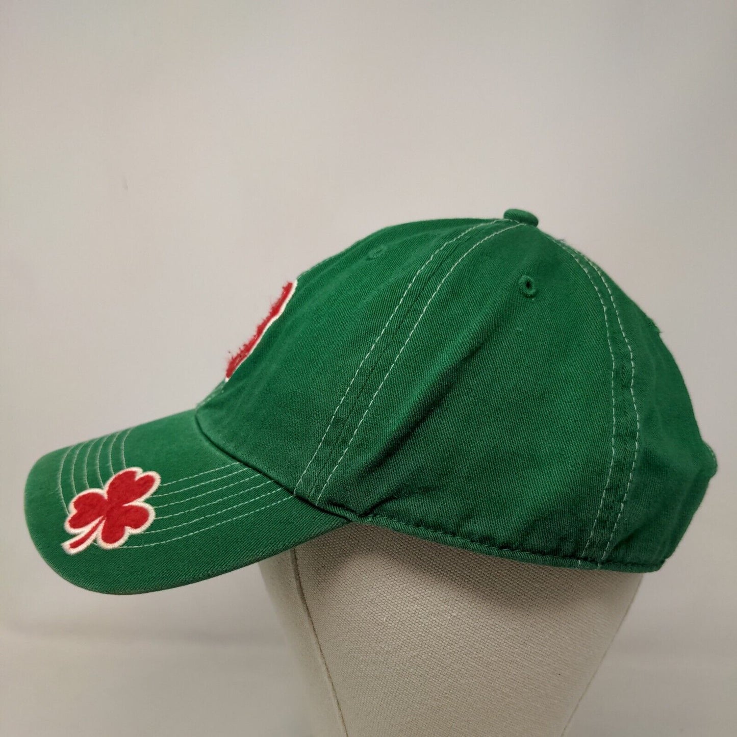 '47 Brand Men's Slideback Hat Green OS Boston Red Sox Embroidered Logo