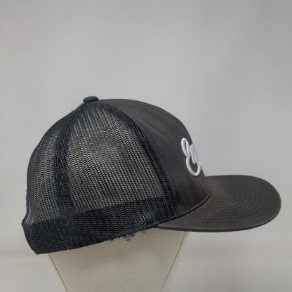 Expensive Snapback Mesh Back Trucker Hat Black One Size Embroidered