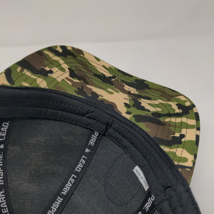 Mission43 Patch Snapback Mesh Back Trucker Hat Camo One Size 6 Panel