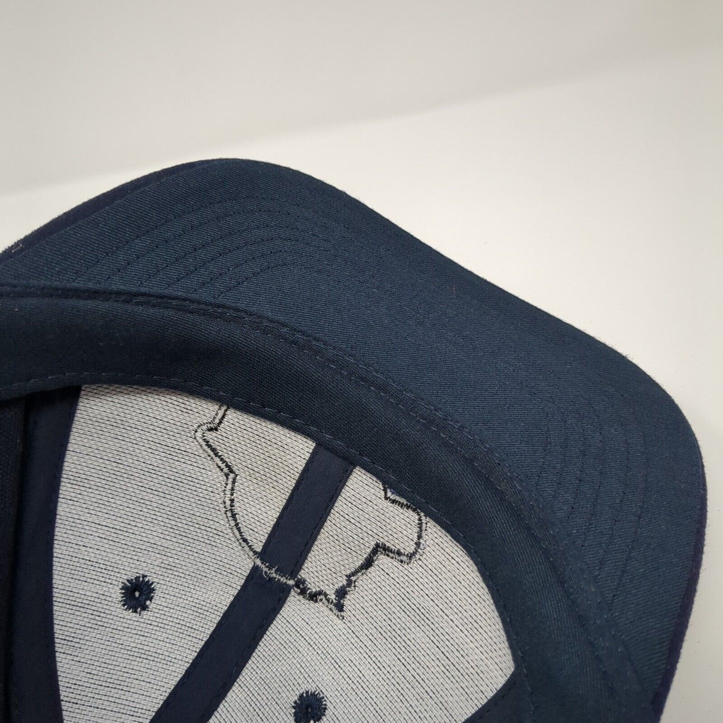 Planet Hollywood Strapback Hat Blue One Size Adjustable Embroidered Aspen Cotton