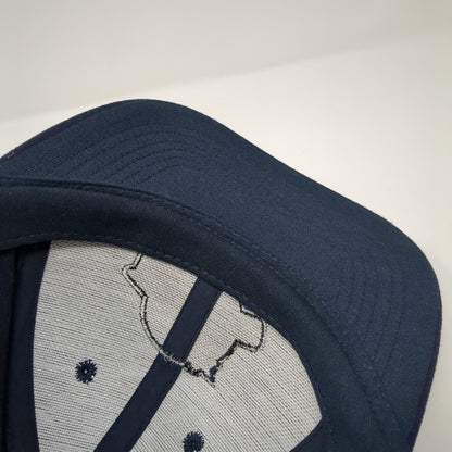 Planet Hollywood Strapback Hat Blue One Size Adjustable Embroidered Aspen Cotton