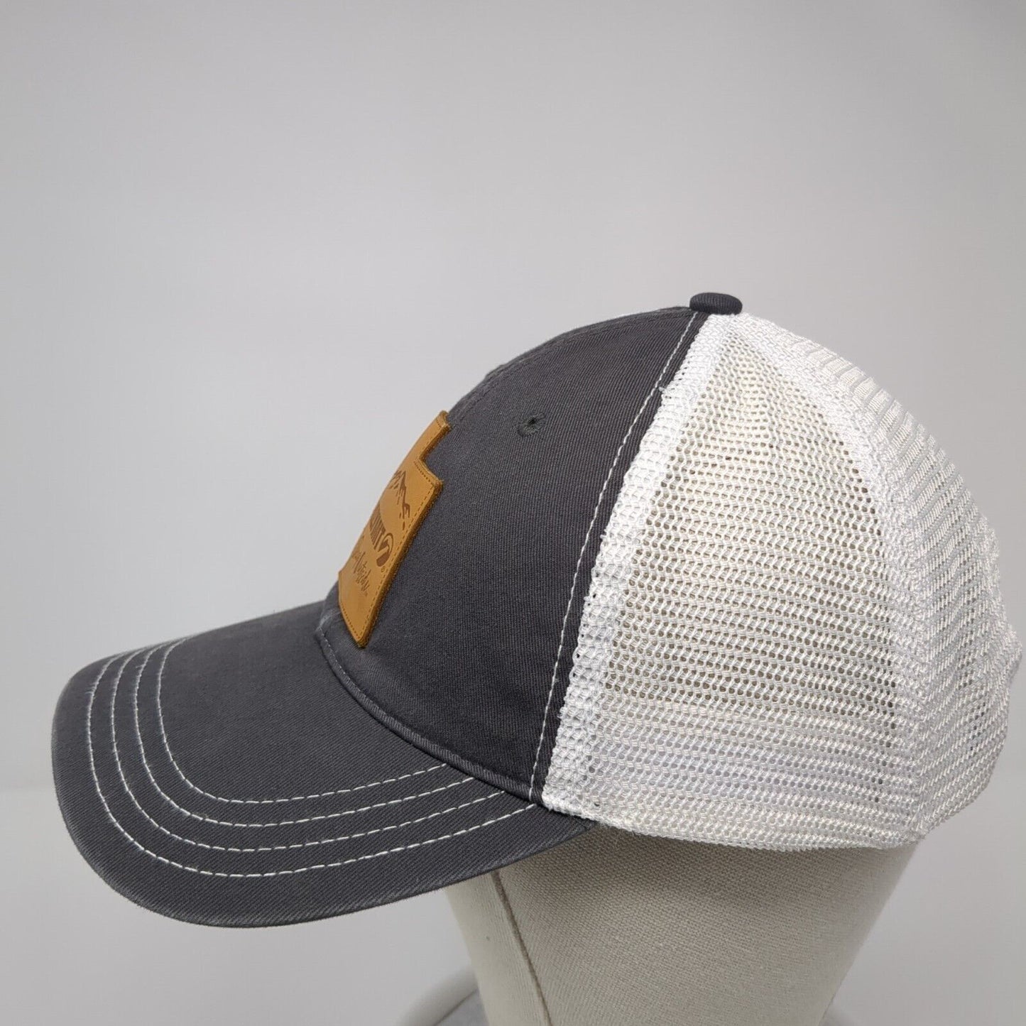 Klymit Sleep Outside Patch Snapback Trucker Hat Gray M/L Mesh Back