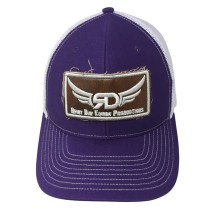 Reiny Day Equine Productions Snapback Trucker Hat Purple One Size