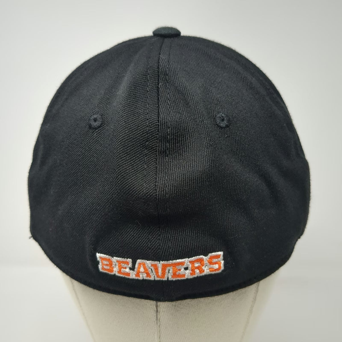 Oregon State Beavers NCAA Top of the World Hat Black XL Orange White Memory Fit