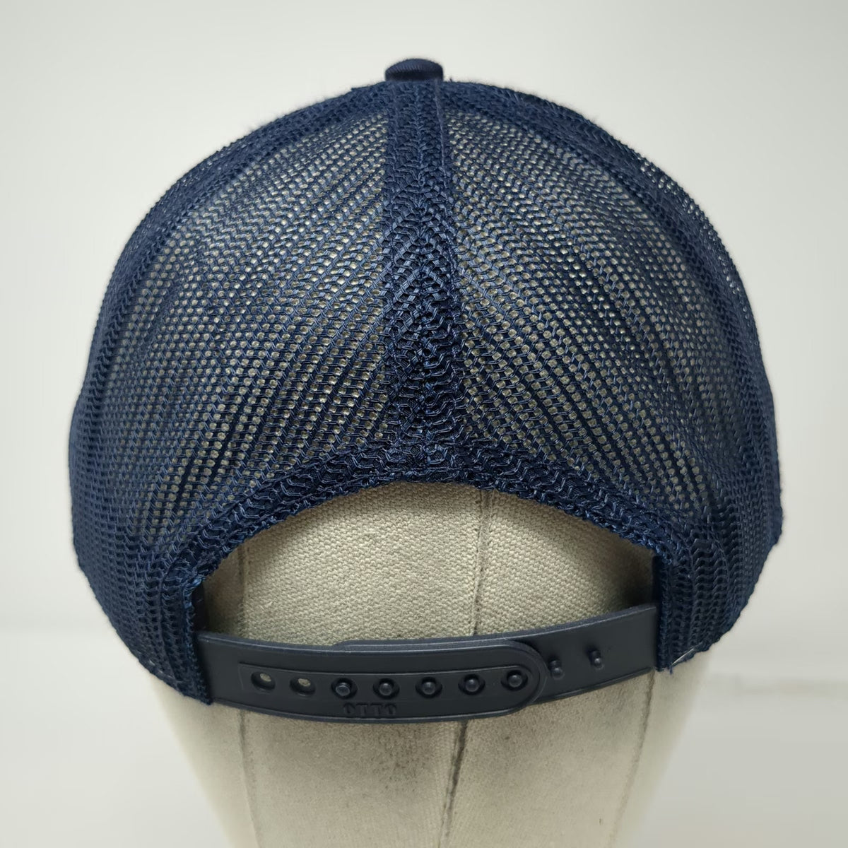 Otto Trucker Hat Blue Gray One Size Outcast Fishing Fly Mesh Patch Snapback