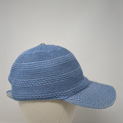 Collection Eighteen Strapback Hat Blue One Size Adjustable Solid Blank