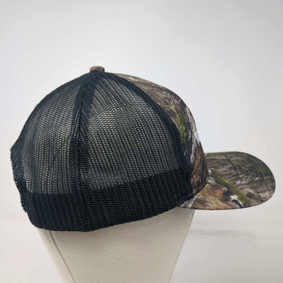 Richardson Trucker Hat Green Brown Camo One Size Mesh Magic Valley Bowhunters