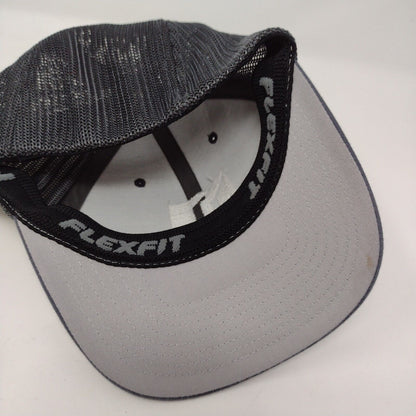 Beniton Construction Fitted Trucker Hat Gray L/XL Mesh Back Port Authority