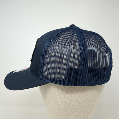 Skins 2024 Patch Snapback Trucker Hat Blue One Size Mesh Back Adjustable