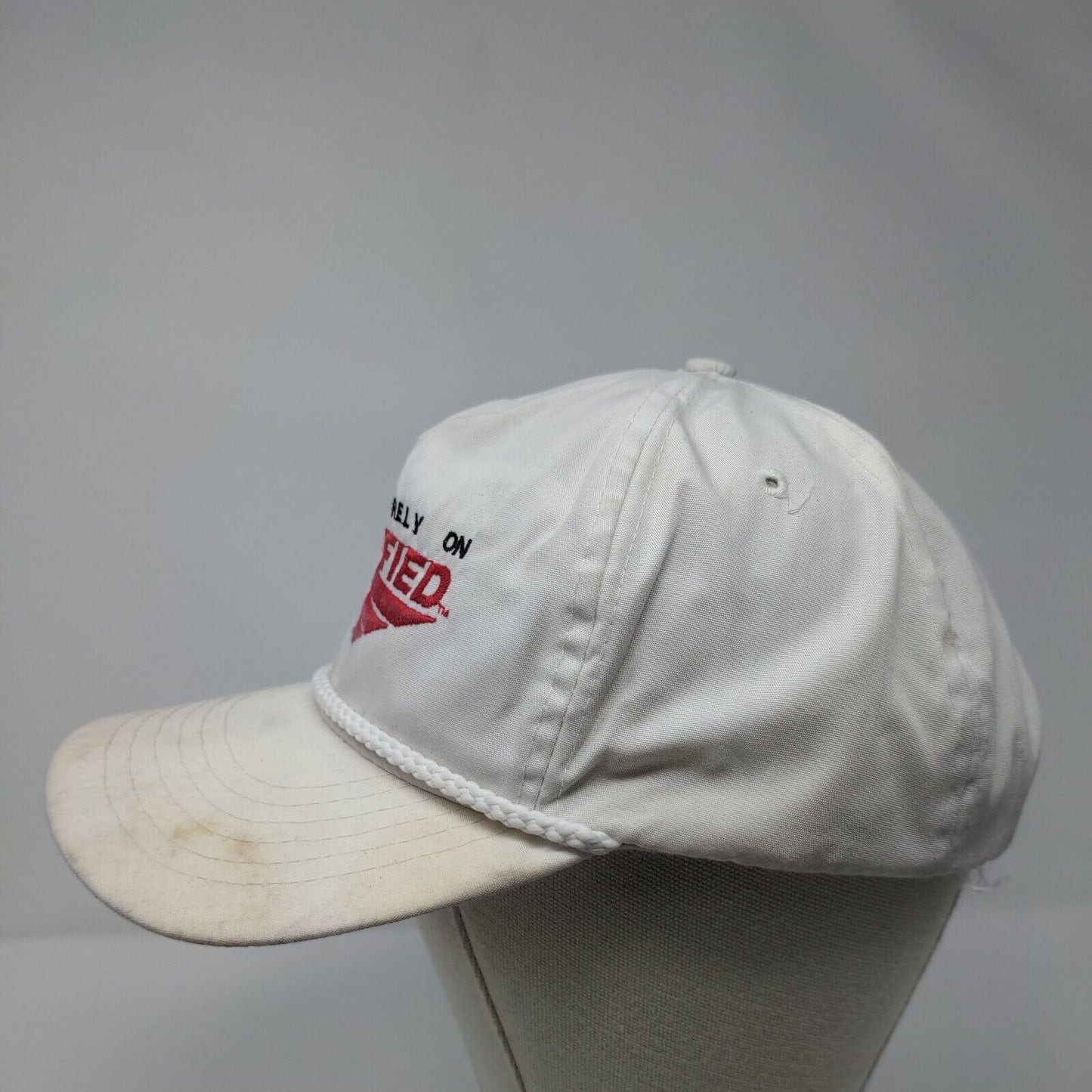 You Can Rely on Certified Snapback Hat White OSFA Adjustable Rope Capital