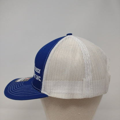 Murdock Fencing Inc. Snapback 112 Trucker Hat Blue OSFA Mesh Back Richardson