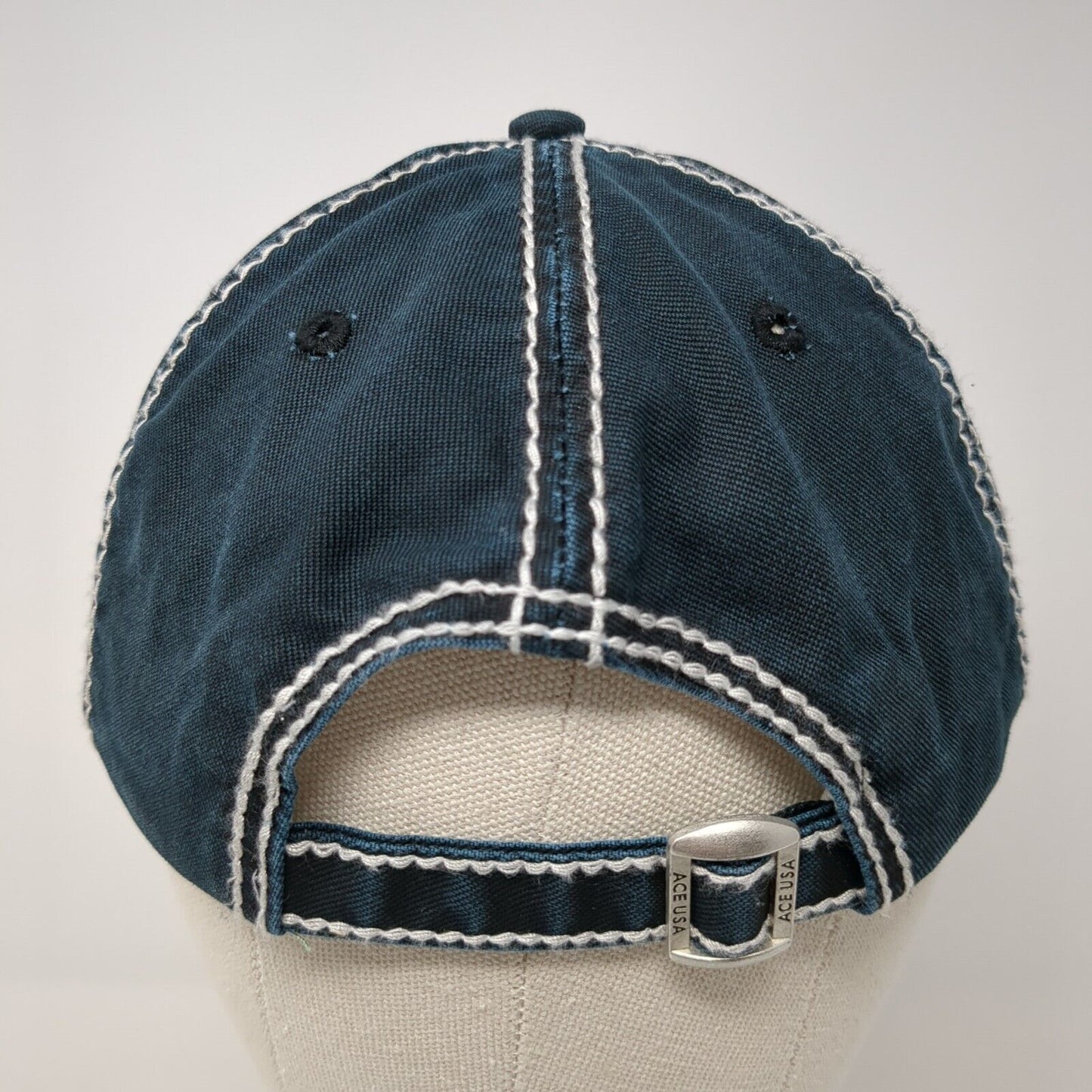 Seattle Washington Slideback Hat Blue One Size Adjustable Embroidered ACE USA
