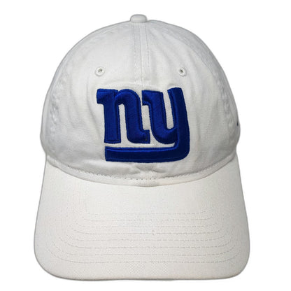 New York Giants NFL New Era Cap White One Size Adjustable Embroidered 9TWENTY