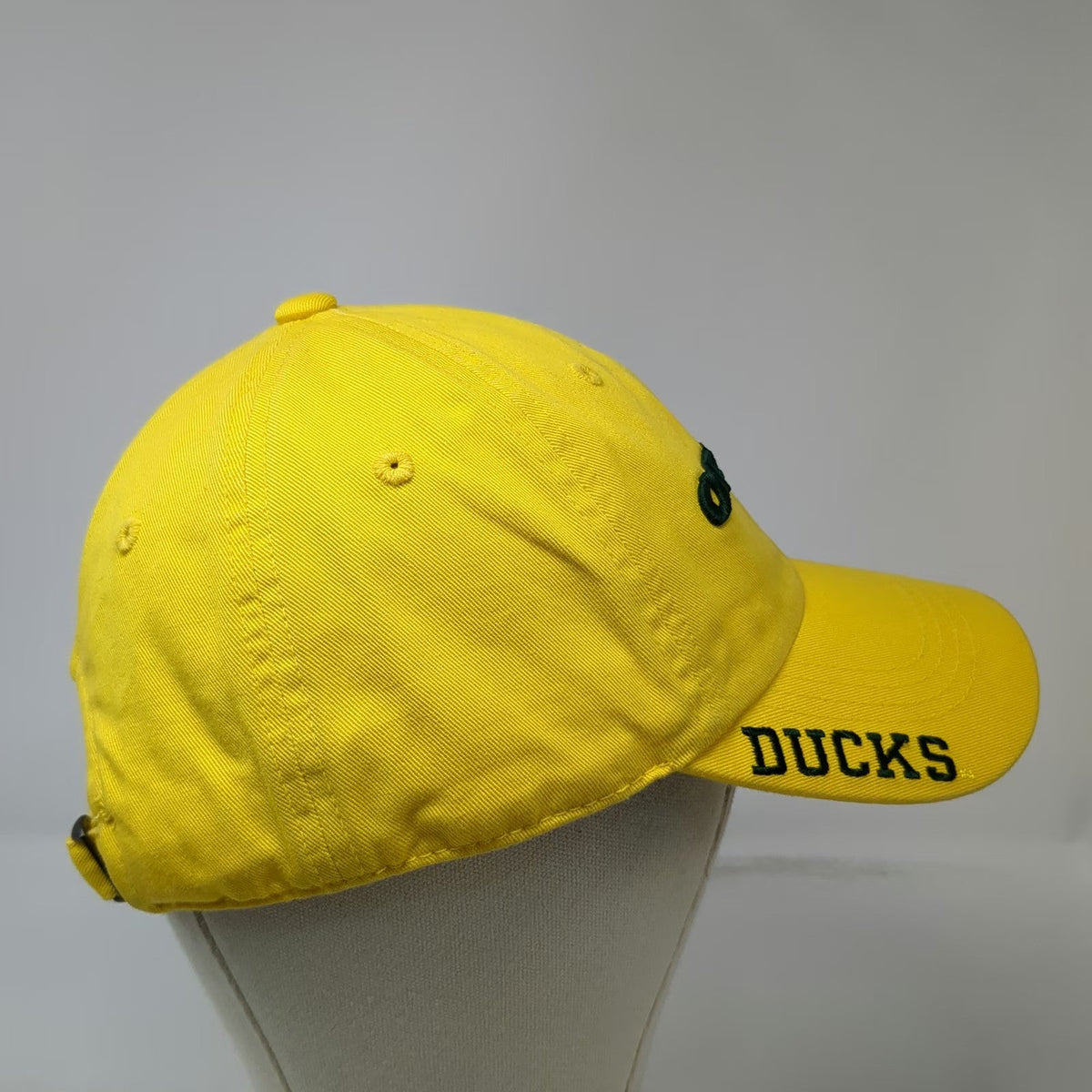 Russell Oregon Ducks NCAA Yellow Green One Size Adjustable Embroidered Cap Hat