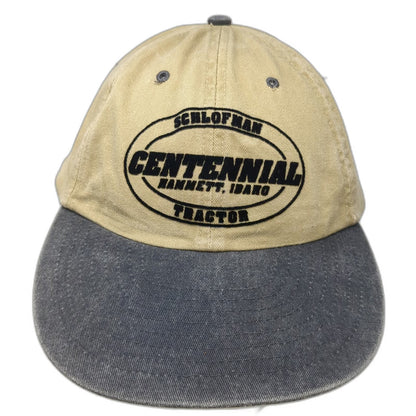 Nissun Baseball Cap Beige Gray One Size Idaho Tractor Schlofman Slideback Hat