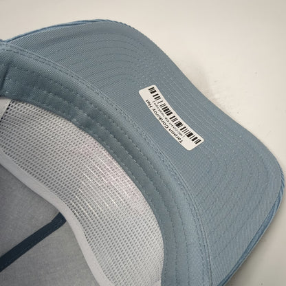 Poncho Outdoors Trucker Blue One Size Corduroy Tarpon Fish Hat Slideback