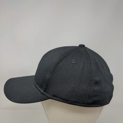 Augusta Sportswear Adult Strapback Hat Black One Size Adjustable 6 Panel Blank