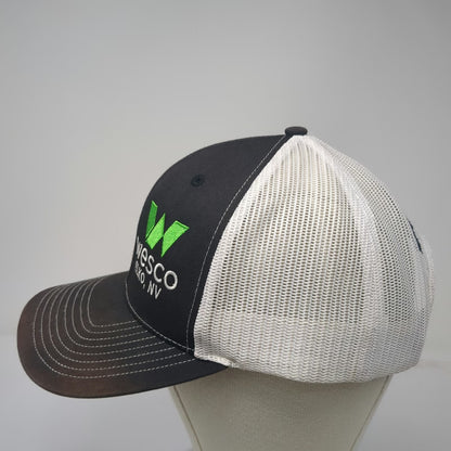 Richardson Trucker Hat Black One Size Wesco Elko NV Mining Solutions Snapback