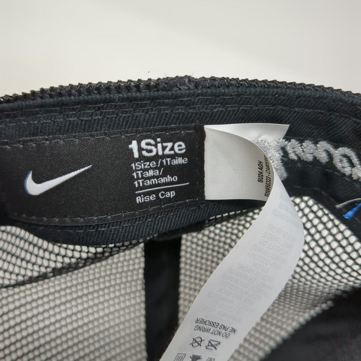 Nike Caldwell Night Rodeo 100th Anniversary Trucker Hat Black OSFM Snapback Mesh