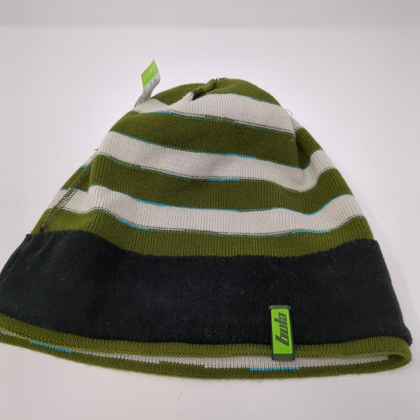 Bula Knit Beanie Hat Multicolor One Size Striped Acrylic Stretch