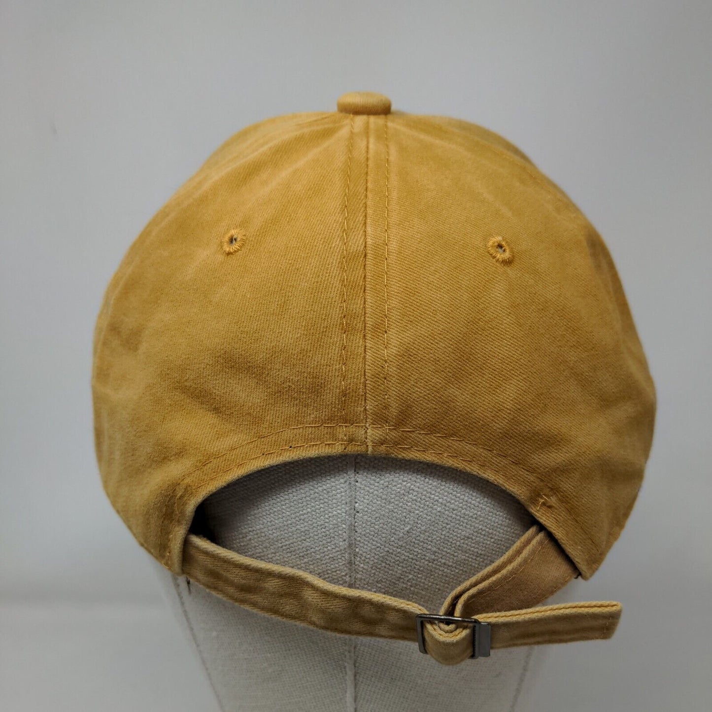 Unbranded Slideback Hat Tanish-Yellow One Size Adjustable 6 Panel Idaho Baseball