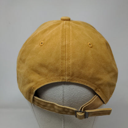Unbranded Slideback Hat Tanish-Yellow One Size Adjustable 6 Panel Idaho Baseball