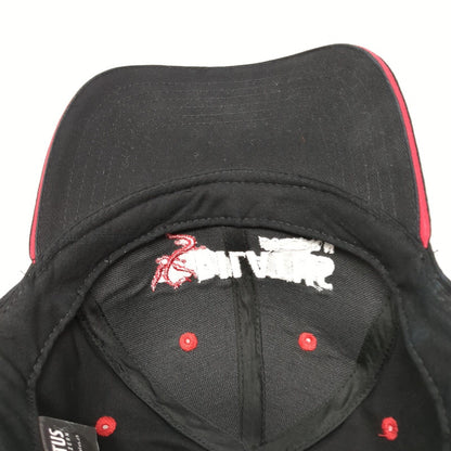 Pilatus Luzern Slideback Hat Black One Size Adjustable Embroidered Cotton