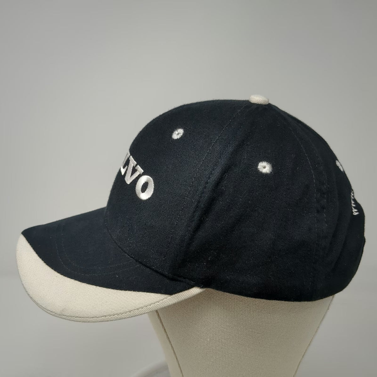 Cyrk Volvo Trucks Baseball Cap Black One Size Embroidered Logo Strapback Hat