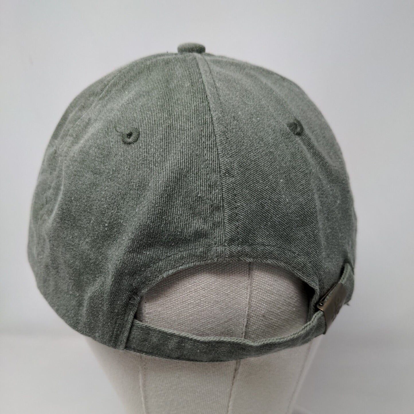 Cancun 1972 Mexico Slideback Hat Green One Size Adjustable Caribbean Side Cotton