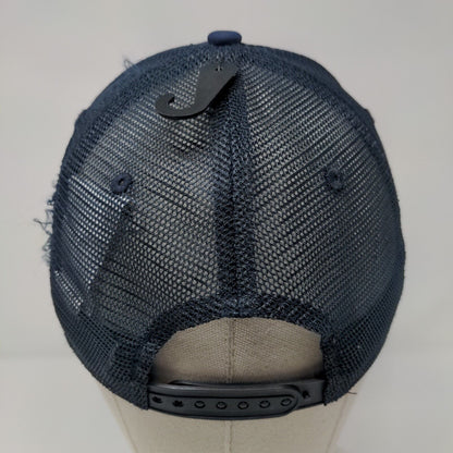 Magnum Strapback Mesh Back Trucker Hat Blue OSFA Carhartt Adjustable