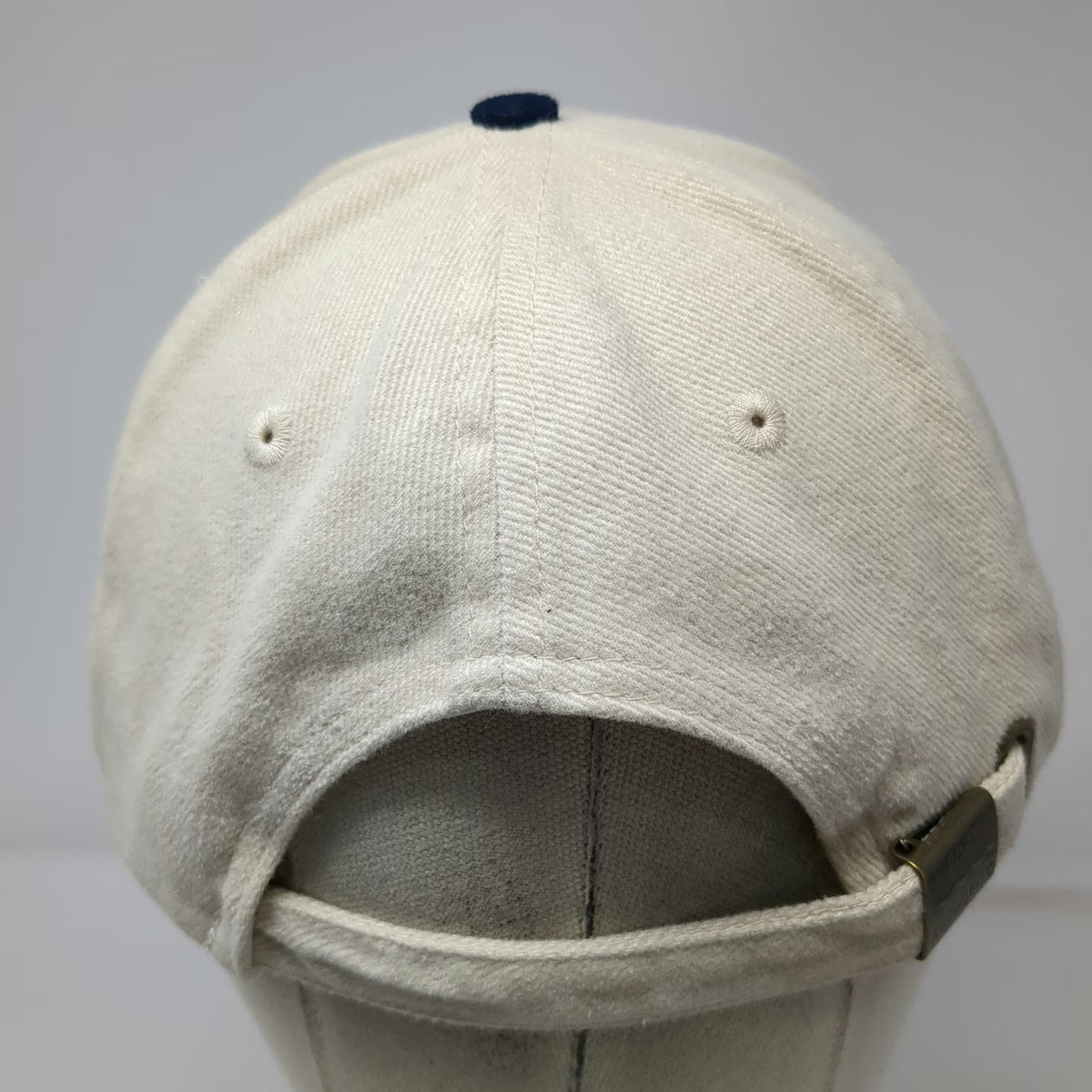 Port Authority Baseball Cap Beige Blue One Size Spike Club 2000 Graphic Hat