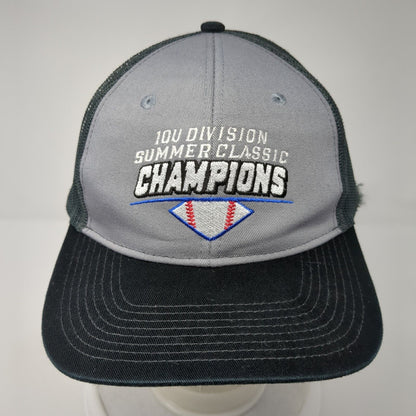 10U Division Summer Classic Champions Trucker Hat Gray One Size 6 Panel
