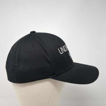 Under The Sun Fitted Hat Black L-XL Embroidered Stretch Flexfit Yupoong