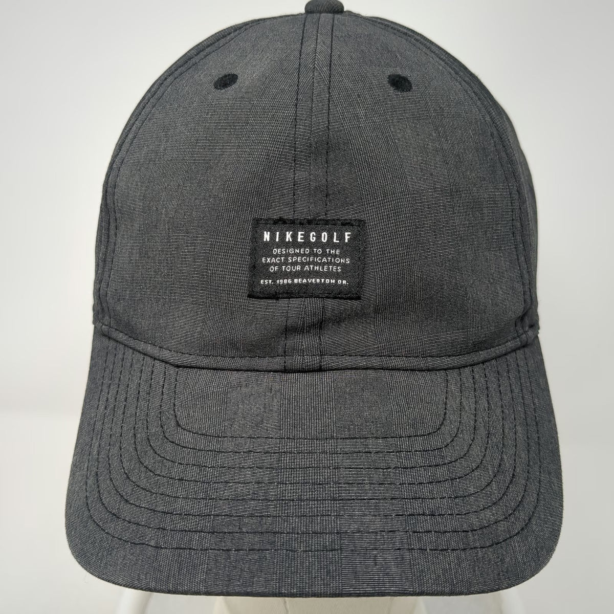 Nike Golf Baseball Cap Gray One Size Legacy91 Dri-Fit Textured Adjustable Hat