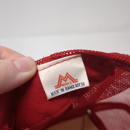 Fun Times In The Sun Florida Snapback Trucker Hat Red One Size Mesh Back