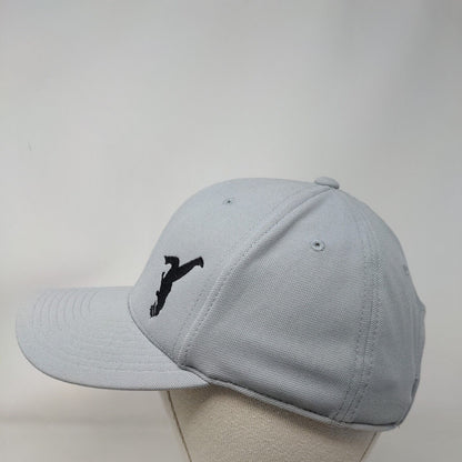 Yupoong Strapback Hat Gray One Size Embroidered 110|One Ten Flex Fit Tech
