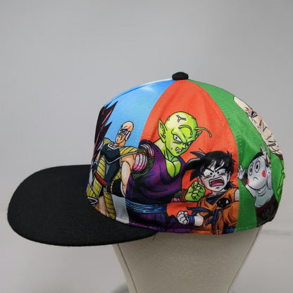 Dragon Ball Z 5 Panel Blue One Size Goku Vegeta Anime Graphic Snapback hat